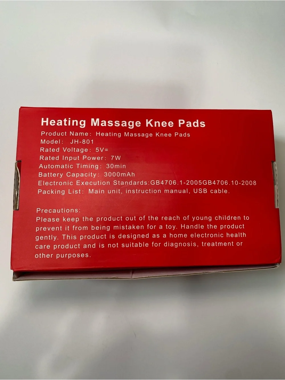 HEATING MASSAGE KNEE PADS.